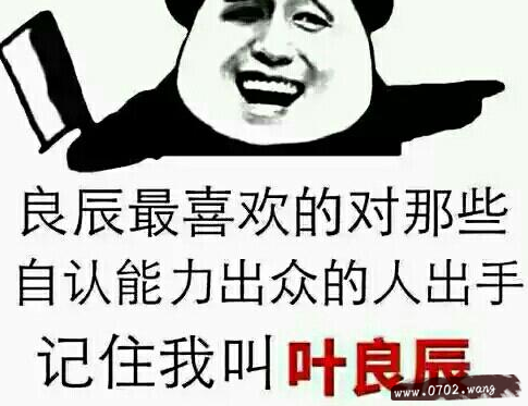 叶良辰是什么意思?装逼宝典之叶良辰语录