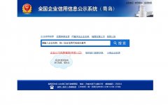 �ൺ��ҵ������Ϣ��ʾϵͳqdcredit.gov.cn